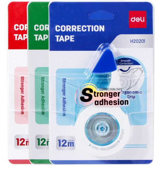 Корректирующая лента DELI 5мм.*12м. "Cover UP" (EH20201)