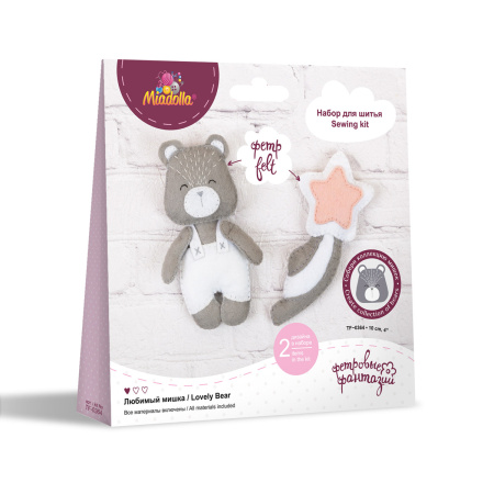 Набор для шитья "Miadolla" TF-0364 Любимый мишка