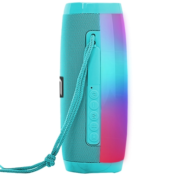 Портативная колонка Jet.A PBS-50 Bluetooth 2x5Вт 1200mAh LED подсветка Аквамарин