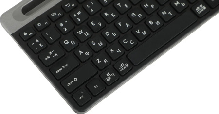 Клавиатура Беспроводная A4Tech Fstyler FBK25 радиус действия до 10м, черный/серый