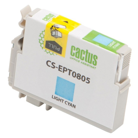 Картридж_струйный Cactus CS-EPT0805 для Epson Stylus Photo P50 Cyan Light