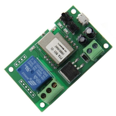 Умное реле WiFi Sonoff DC 12V (7..32в), eWeLink, 10а