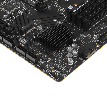 Мат.плата S1700 B760 MSI PRO B760M-A WIFI (mATX,4DDR5,2M.2,2PCI-E16,PCI-E,2HDMI,2DP,PC6800,Wi-Fi,BT)