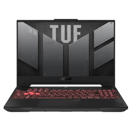 Ноутбук ASUS TUF Gaming A17 FA707NUG AMD Ryzen 7 7445HS/16Gb (D5)/SSD512Gb/RTX4050 6Gb (115W)/17.3"/IPS/FHD/1920x1080/144Hz/NoOS/RJ-45/Mecha Gray/2.6kg