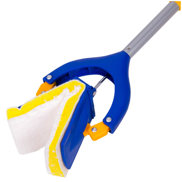 Швабра OfficeClean Professional, телеск. ручка, складывающаяся, насадка спонж (266776)