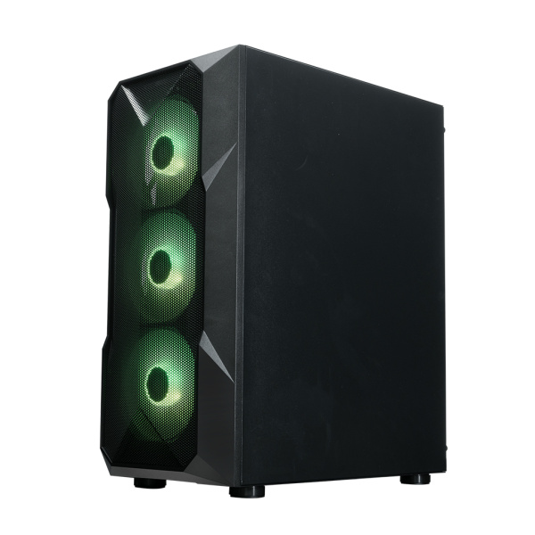 Корпус ATX Б_БП XASTRA A304 4ARGB Black (USB3.0,Audio,TG+Mesh,черный,PWM fans,4х120мм FC ARGB)[A304-4FC12A]