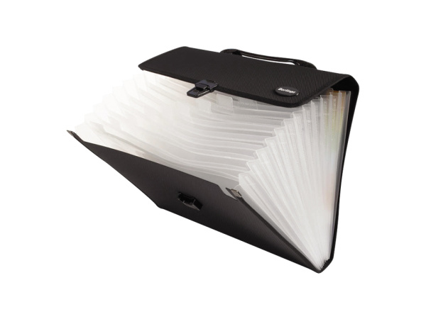 Портфель BERLINGO "Standard" 13 отделений, черный (MF2305)