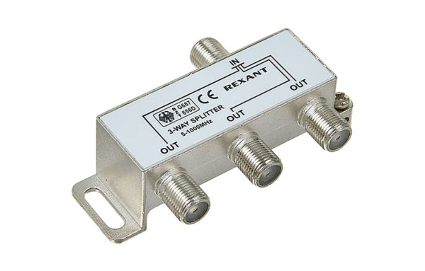 Делитель сигнала на 3 TV Rexant, 5-1000Мгц