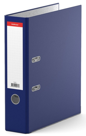 Папка-регистратор 70мм. Erich Krause "Стандарт" мет. кант, синий (271)