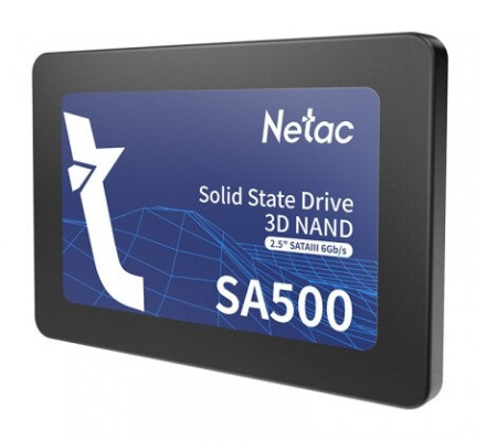 SSD-накопитель 512Гб Netac SA500 [NT01SA500-512-S3X](3D NAND, 520/450 Мб/с)