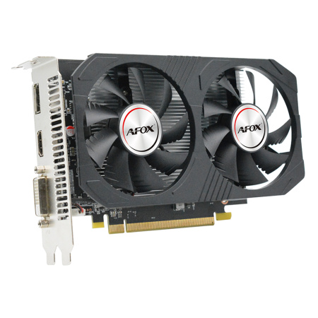 Видеокарта Radeon RX 560 Afox 4Гб GDDR5,128bit,DVI,HDMI,DP,2FAN (AFRX560-4096D5H1-V2) ret