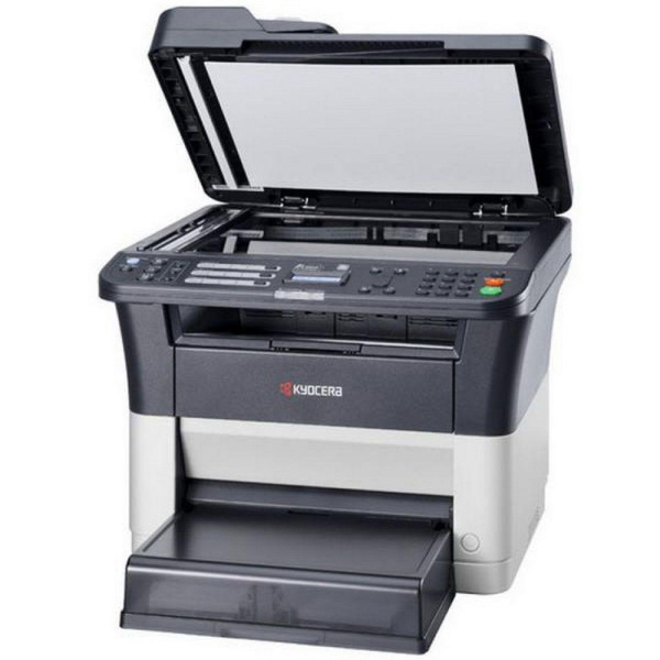 Kyocera FS-1125MFP A4, МФУ, лазерное, черно-белое, 25стр/мин, 600dpi, 390МГц, 64Мб, 40АПД, USB/Ethernet, 1000стр/картридж, (1102M73DZ2)