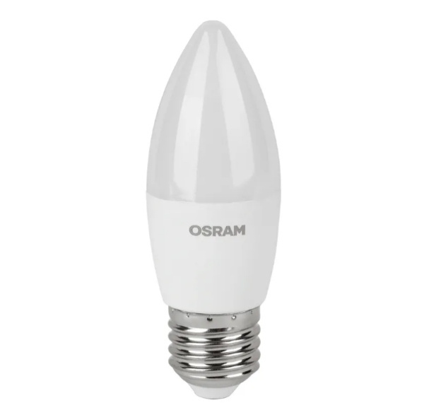 Лампа светодиодная E27 7Вт 4000K C37 свеча Value OSRAM 4058075579477