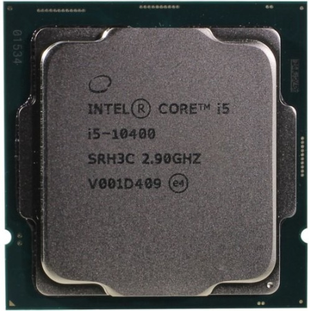 Процессор 1200 Intel Core i5-10400 (6ядер/12потоков*2,9ГГц-4,3ГГц,12Мб,UHD630,65Вт) oem