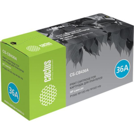Картридж_лазерный Cactus CS-CB436AS (CB436A) для HP LaserJet P1505/M1120 mfp/M1522 черный (2000 стр)