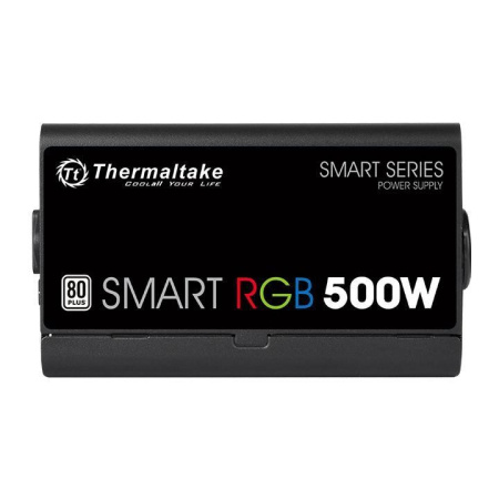Блок питания 500Вт Thermaltake Smart RGB (APFC,120мм,2PCI-E,6SATA,80+,подсветка)
