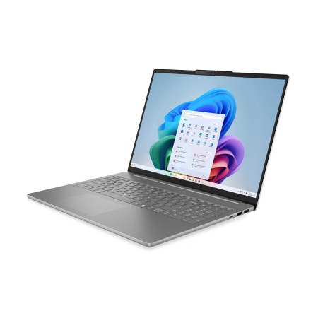 Ноутбук/ Lenovo IdeaPad Slim 5 16AHP10 16"(2880x1800 OLED)/AMD Ryzen 7 8845HS(3.8Ghz)/16384Mb/512PCISSDGb/noDVD/Int:AMD Radeon 780M/Cam/BT/WiFi/80WHr/war 1y/1.76kg/luna grey/noOS + 100W, RU kbd