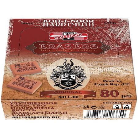 Ластик KOH-I-N00R "Mondeluz" 80, каучук 26*18,5*8мм  (6811080002KDRU)