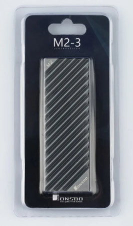 Радиатор для SSD M.2 2280 JONSBO M.2-3 Gray (серый)