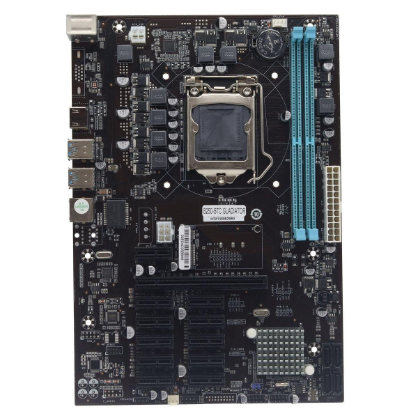 Материнская плата Esonic Bad Pack B250-BTC-Gladiator LGA 1151 ATX 2хDDR4 PCI-Ex16 11xPCI-Ex1 HDMI VGA RTL {20} bp