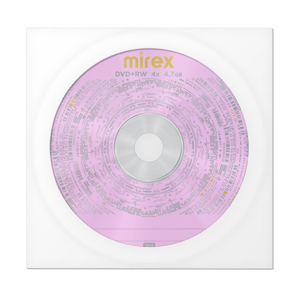 Диск DVD+RW 1шт Mirex 4.7Gb 4X Brand конверт (UL130022A4C)