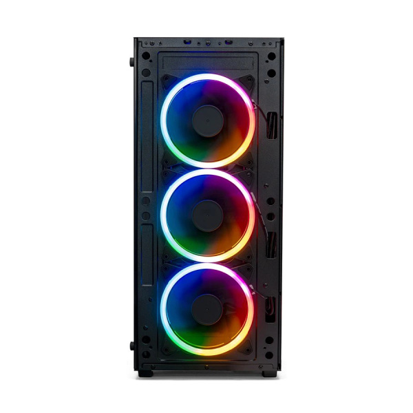 Корпус ATX Б_БП XASTRA A300 4FRGB  Black (USB3.0,Audio,TG,черный,Mesh,4х120мм FRGB,CPU Cooler до 160мм, VGA до 340мм)[A300-4FR12F]