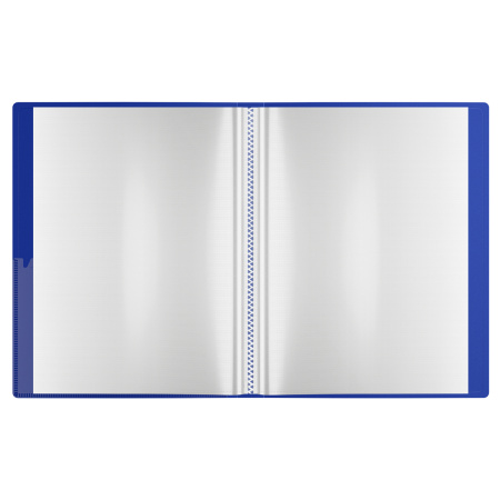 Папка с 40 вкл. BERLINGO "Your Way", 24мм, 600мкм, синий (DB4_40891)