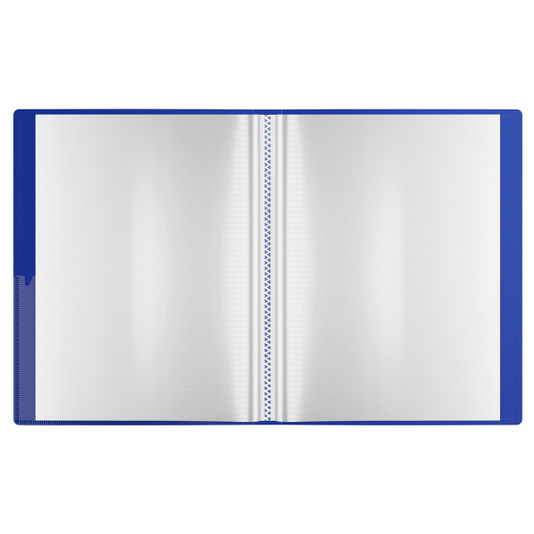 Папка с 40 вкл. BERLINGO "Your Way", 24мм, 600мкм, синий (DB4_40891)