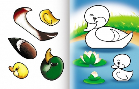 Аппликация А5 8л. Hatber "Сделай сам. Большой маленький" на скобе (8Ап5_03110)