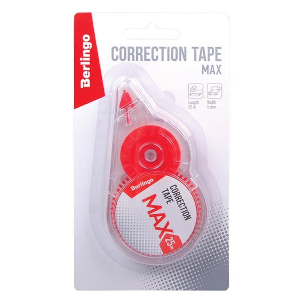 Корректирующая лента Berlingo 5мм.*25м. "Max" (Fks_25100)