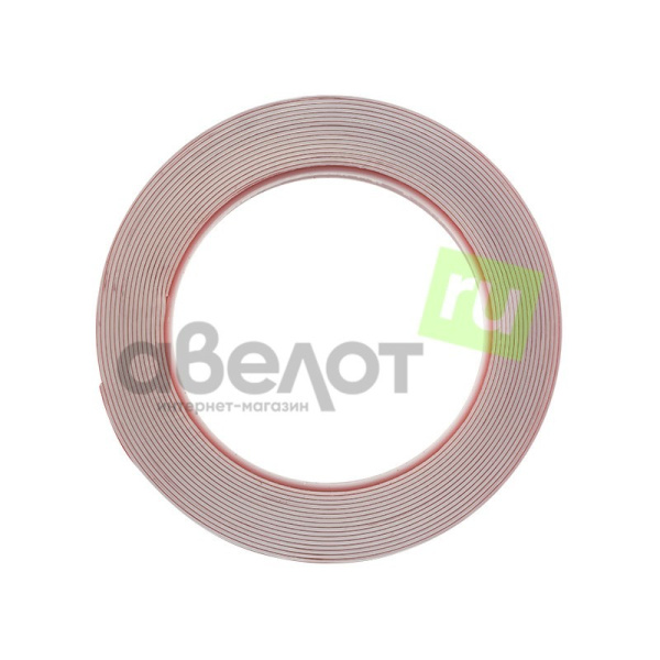 Скотч двухсторонний Rexant 09-6509, 9мм, рулон 5м, прозрачный, акриловая основа