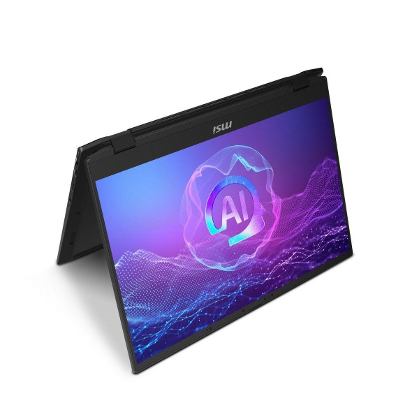 Ноутбук MSI Summit Pro 16 AI A2HVETG-084RU Core Ultra 9 285H 32Gb SSD1Tb NVIDIA GeForce RTX4050 6Gb 16" IPS Touch QHD+ (2560x1600) Windows 11 Pro black WiFi BT Cam (9S7-159631-084)