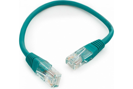 Патч-корд  0.25м кат_5E UTP зеленый