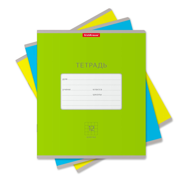 Тетрадь 12л. кл. "Классика Bright" ассорти ErichKrause (46552)