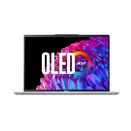 Ноутбук Acer Swift Go 14 SFG14-73-56KL Intel Core Ultra 5 125H/16Gb (soldered D5)/SSD512Gb/UMA/14"/OLED/WQXGA+/2880x1800/90Hz/NoOS/Silver/1.25kg