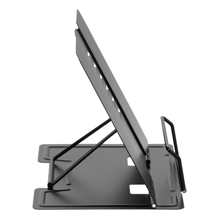 Подставка для книг СТАММ металлическая, черная ПКМ-31133