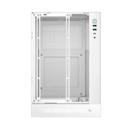 Корпус MINI-ITX Б_БП Deepcool CH170 DIGITAL WH (2*USB3.0,Type-C,Audio,TG,белый)