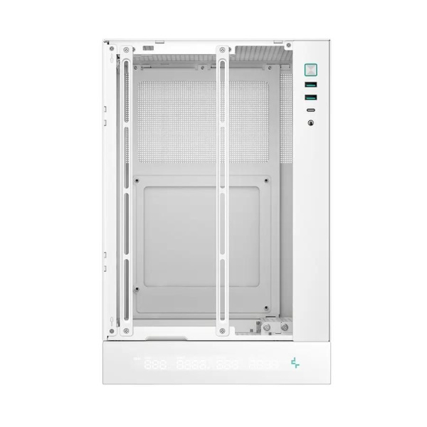 Корпус MINI-ITX Б_БП Deepcool CH170 DIGITAL WH (2*USB3.0,Type-C,Audio,TG,белый)