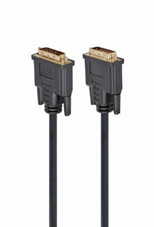 Кабель DVI-D(m) - DVI-D(m)  3.0м ExeGate, 25M/25M, позол. контакт, черный (EX-CC-DVI2-3.0)