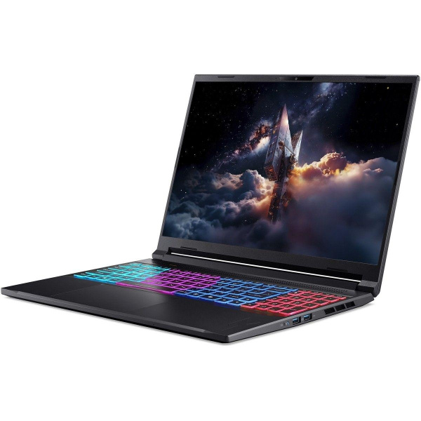 Ноутбук Acer Nitro V 16S ANV16S-71-57UH Core 5 210H 16Gb SSD1Tb NVIDIA GeForce RTX 5060 8Gb 16" IPS WQXGA (2560x1600) без ОС black WiFi BT Cam (NH.U28CD.005)