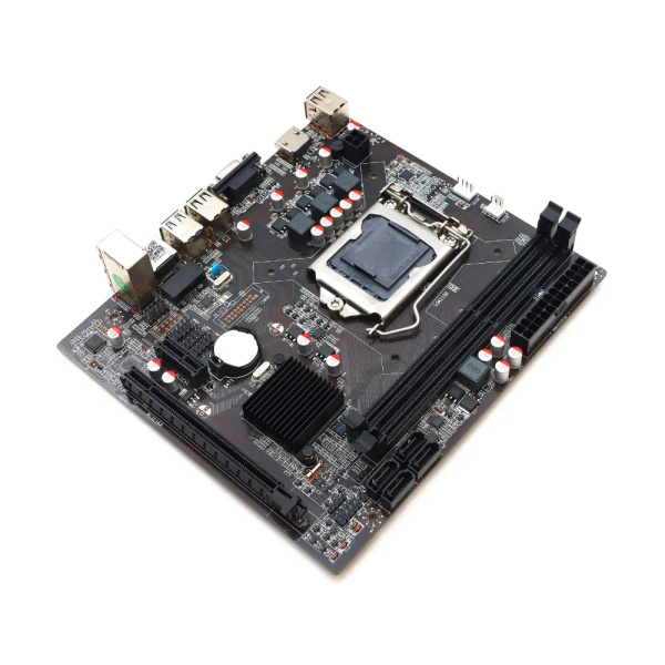 Мат.плата S1150 ZCZF H81B-V2.1 (mATX,2DDR3,PCI-E16,PCIE-E,4SATA,HDMI,VGA,PC1600)