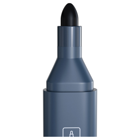 Маркер перманентный BERLINGO 3,0мм., "Multiline PE320" пулевидный, черный (BMc_17201)