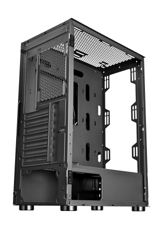 Корпус ATX Б_БП 1STPLAYER Go6 ARGB Black (USB3.0,Audio,TG,черный,4х120мм ARGB)[Go6-BK-4F7]