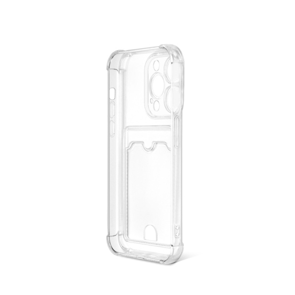 Чехол силиконовый с отделением для карты для iPhone 13 Pro DF iCardCase-03