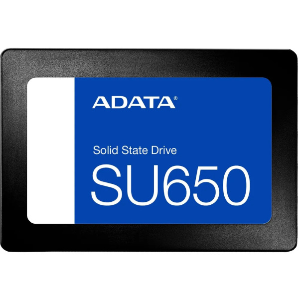 SSD-накопитель 256Гб ADATA [ASU650SS-256GT-R](Silicon Motion SM2258,TLC 3D NAND,520/450 Мб/с)