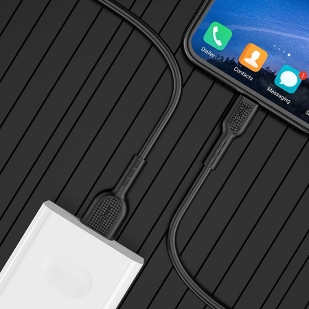 Кабель MicroUSB(m) - USB(m) HOCO X33 1м 4A черный