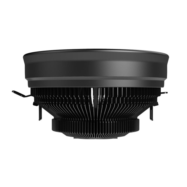 Кулер для процессора/ CPU Cooler PCCooler E126M PRO (92W, 4-pin PWM, 70mm, Al/Cu, -mm, FRGB, 1x120mm, 65.46CFM, 29.8dBA, 1600RPM, S: 1700/1200/115X, AM5/AM4, black)