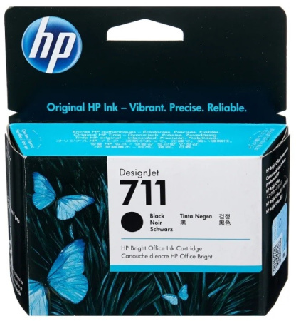 Картридж_струйный HP CZ133A (711) Black для DesignJet T120/ 520, 80мл. Картридж_струйный HP CZ133A (711) Black для DesignJet T120/ 520, 80мл.