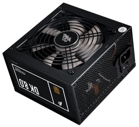 Блок питания 800Вт 1STPLAYER DK PREMIUM 800W (APFC,120мм,4PCI,6SATA,80+ Bronze)[PS-800AX]
