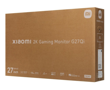 Монитор 27"/Xiaomi/2K Monitor G27Qi 2026/Черный/IPS/2560*1440/180Гц/HDMI/DP